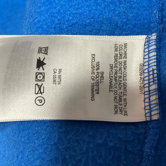 Columbia Fleece Jacket Kids Size M (10/12) Blue Full Zip - Picture 7 of 8
